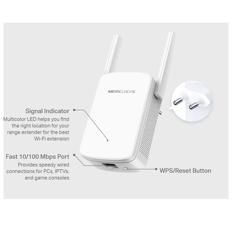 Mercusys AC1200 Wi-Fi Range Extender Mercusys AC1200 Wi-Fi Range Extender